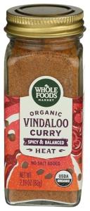 Organic Vindaloo Curry Seasoning, 2.19 oz