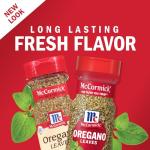 McCormick Oregano Leaves, 1.37oz Spice Jar