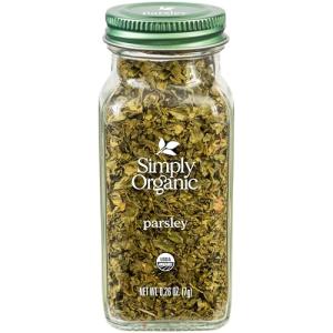 Organic Parsley Flakes, Fresh Green Flavor 0.26oz