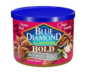 Bold Korean BBQ Blue Diamond Almonds, 6 Ounce
