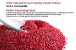 Turkish Sumac Spice Powder - Tangy Flavor, 2.1 oz