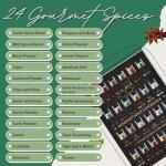 Gourmet 24-Spice Gift Set for Cooking Enthusiasts
