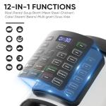 DUMOS 16-in-1 Stainless Steel Multi Cooker 8 QT