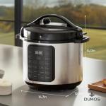 DUMOS 16-in-1 Stainless Steel Multi Cooker 8 QT