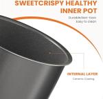 Sweetcrispy 8QT Electric Pressure Cooker, 16-in-1 Multi-Cooker