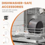 Sweetcrispy 8QT Electric Pressure Cooker, 16-in-1 Multi-Cooker