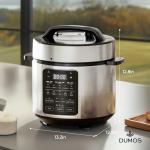 DUMOS 12-in-1 Stainless Steel Electric Pressure Cooker