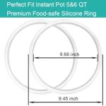 2-Pack Silicone Sealing Rings for Instant Pot 6 Qt