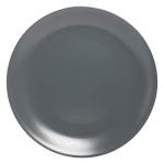 10 Strawberry Street Charcoal Gray Coupe Dinner Plates
