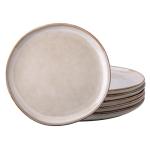 AmorArc Handmade Reactive Glaze Dinner Plates Set