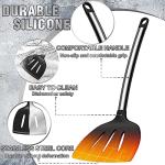 34-Piece Silicone Kitchen Utensils Set with Steel Handles