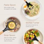 39-Piece Silicone Kitchen Utensils Set with Wooden Handles