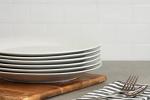 Set of 6 Simply White 10.5" Round Plates