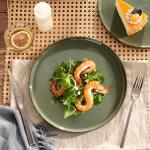 Hesinco 11-Inch Olive Ceramic Dinner Plates Set