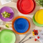 Vancasso Bonita 10.5 Inch Ceramic Dinner Plates Set