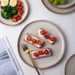 AmorArc Handmade Ceramic Dinnerware Set for 4