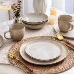 AmorArc Handmade Ceramic Dinnerware Set for 4