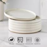 AmorArc Beige Ceramic Dinner Plates Set of 6