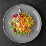 AmorArc Grey Ceramic Dinner Plates Set of 6