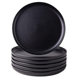 AmorArc 10.5 Inch Wavy Rim Ceramic Plates Set