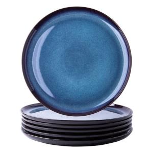 LERATIO Reactive Glaze Ceramic Dinner Plate Set