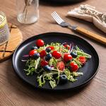 AmorArc 10.5 Inch Wavy Rim Ceramic Plates Set