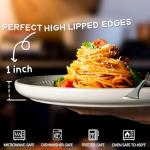 Large Set of 4 Ceramic Dinner Plates