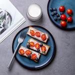 LERATIO Reactive Glaze Ceramic Dinner Plate Set