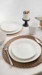 Famiware 10.25-Inch Reactive Glaze Dinner Plates Set