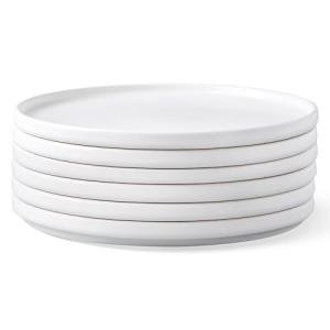 AmorArc 10.5 Inch Stoneware Dinner Plates Set of 6