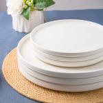 AmorArc 10.5 Inch Stoneware Dinner Plates Set of 6