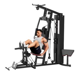 Multifunctional Home Gym with Pulley System