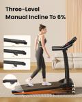 YUEJIQI Foldable Treadmill for Home Fitness