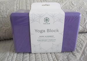 Deep Purple Gaiam Yoga Block for Support