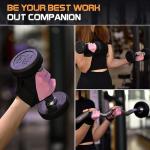Fingerless Workout Gloves for Weightlifting and Fitness