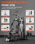 Mikolo Multifunctional Home Gym with 150LBS Weight Stack