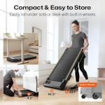 UREVO Portable Under Desk Walking Pad Treadmill