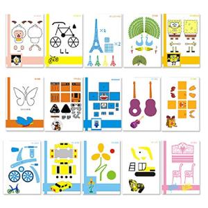 20 Sheets 3D Printer Drawing Stencils Set