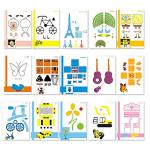 20 Sheets 3D Printer Drawing Stencils Set