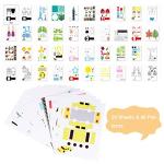 20 Sheets 3D Printer Drawing Stencils Set