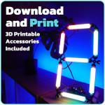 Amomii Glow LED Strips - 8 Addressable RGB Pixels