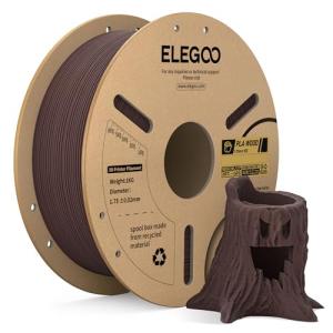 ELEGOO 1.75mm Rosewood Wood PLA Filament 1KG