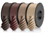 JAYO Wood PLA Filament Bundle - 1.75mm, 4 Rolls