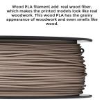 Comgrow 1.75mm Wood Textured 3D Printer Filament