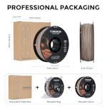 Comgrow 1.75mm Wood Textured 3D Printer Filament