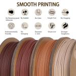 Real Wood Fiber 3D Printer Filament Bundle 1.75mm