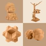 Creality 1.75mm Wood PLA Filament 1kg Spool