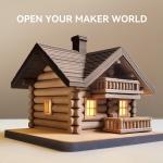 Real Wood PLA Filament 1.75mm for Bambulab