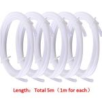 SIQUK 5M Teflon Tubing with 20 Connectors