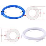 SIQUK 4-Pack PTFE Tubing with Fittings for 3D Printers
